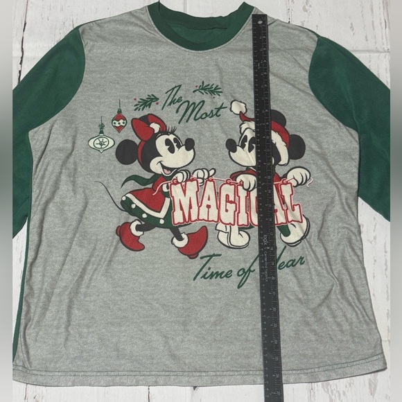 Disney unisex Adult L Mickey Mouse & Friends Christmas fleece pajamas - Picture 14 of 16